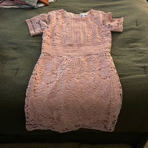 Lace Blush Dress Size Medium